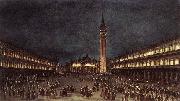 GUARDI, Francesco Nighttime Procession in Piazza San Marco fdh china oil painting reproduction